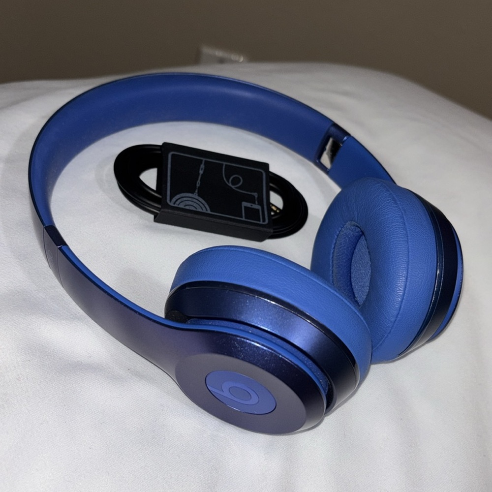Beats by Dre Blue Over-Ear Headphones